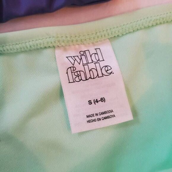 NWT Blue and Neon Green Two Swimsuit bottoms S - Picture 8 of 12